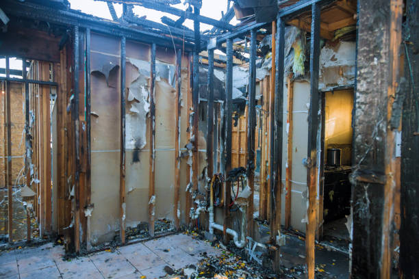 Professional Soot Cleanup technician working in Franklin Park, NJ